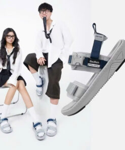 Giày Sandal Berich Nam Nữ 2 Quai Ngang Đi Học Chống Trơn Trượt Êm Bền