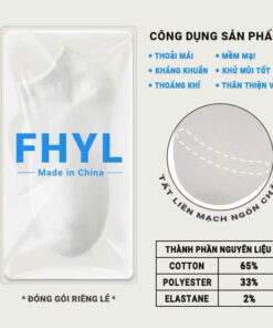 【Hà Nội】 FHYL Vớ cotton dopamine Miệng Nông Mềm Mại Thoáng Khí Màu Trơn Đơn Giản Thời Trang Hàn Quốc Cho Nữ