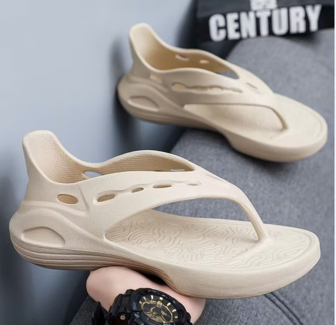 Dép Xỏ Ngón Unisex Chạy Bộ Có Ngót Cao Cấp, Dép Kẹp Nam Nữ Vượt Địa Hình Size 36-45 - Ảnh 4