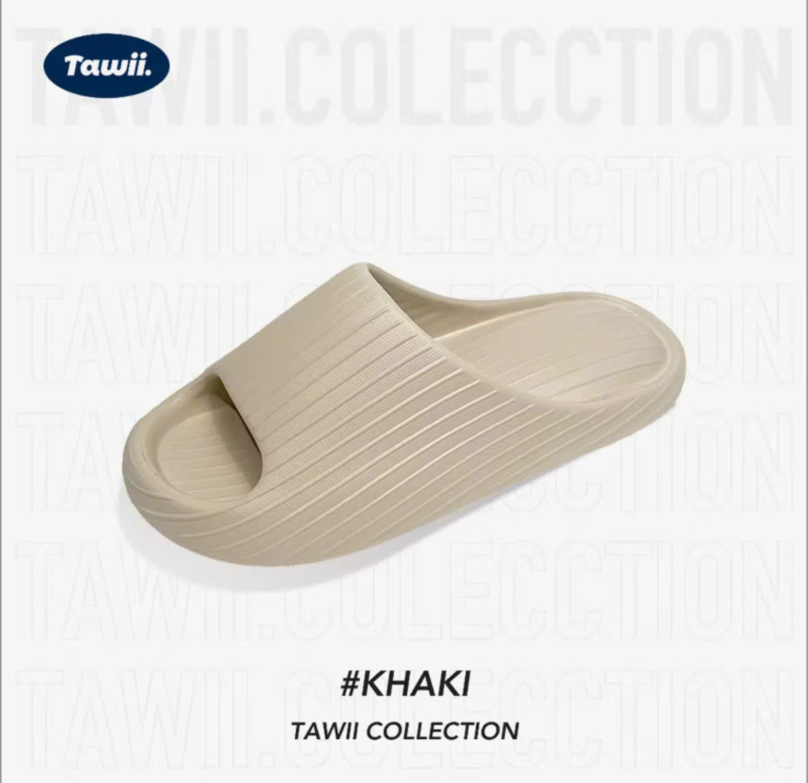 Tawii Dép Đi Trong Nhà Nam Nữ Dép Đế Mềm EVA Dép Bánh Mì Chống Trượt 3 Màu Dép Slide - Ảnh 2