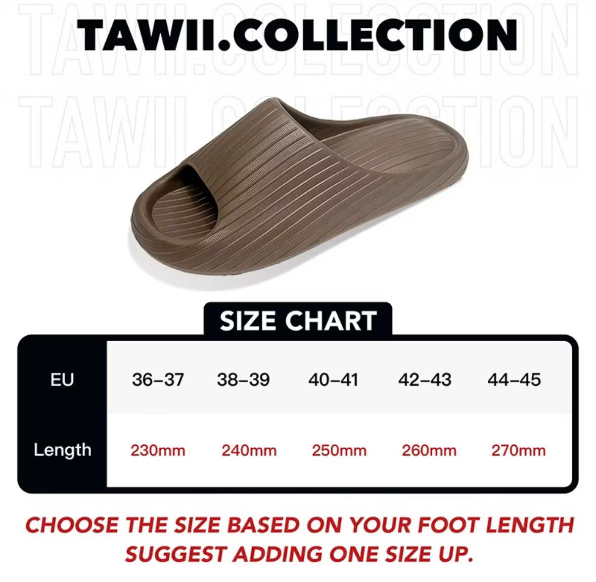 Tawii Dép Đi Trong Nhà Nam Nữ Dép Đế Mềm EVA Dép Bánh Mì Chống Trượt 3 Màu Dép Slide