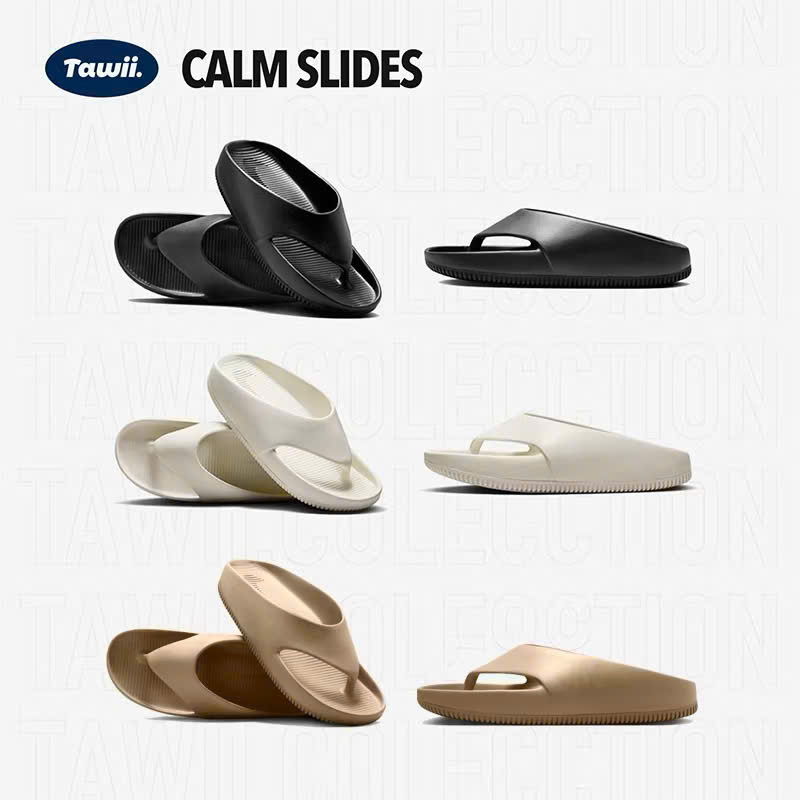 Tawii Dép Xỏ Ngón Siêu Nhẹ Nam Nữ Dép đi biển Chống Trượt Dép tông nữ Dép Đế Mềm
