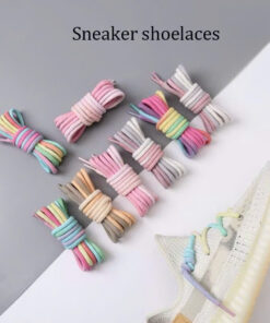 Dây Giày Thể Thao Chất Liệu cotton Màu gradient 4mm