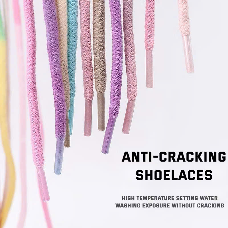 Dây Giày Thể Thao Chất Liệu cotton Màu gradient 4mm - Ảnh 2