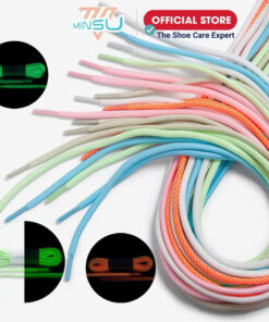 Dây Giày Tròn Phát Sáng Dạ Quang Cao Cấp MINSU Chính Hãng M1702 1m2 Cho Giày Thể Thao Sneaker Nam Nữ