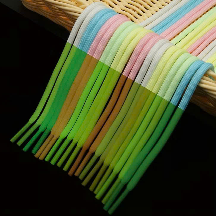 Dây Giày Tròn Phát Sáng Dạ Quang Cao Cấp MINSU Chính Hãng M1702 1m2 Cho Giày Thể Thao Sneaker Nam Nữ - Ảnh 2